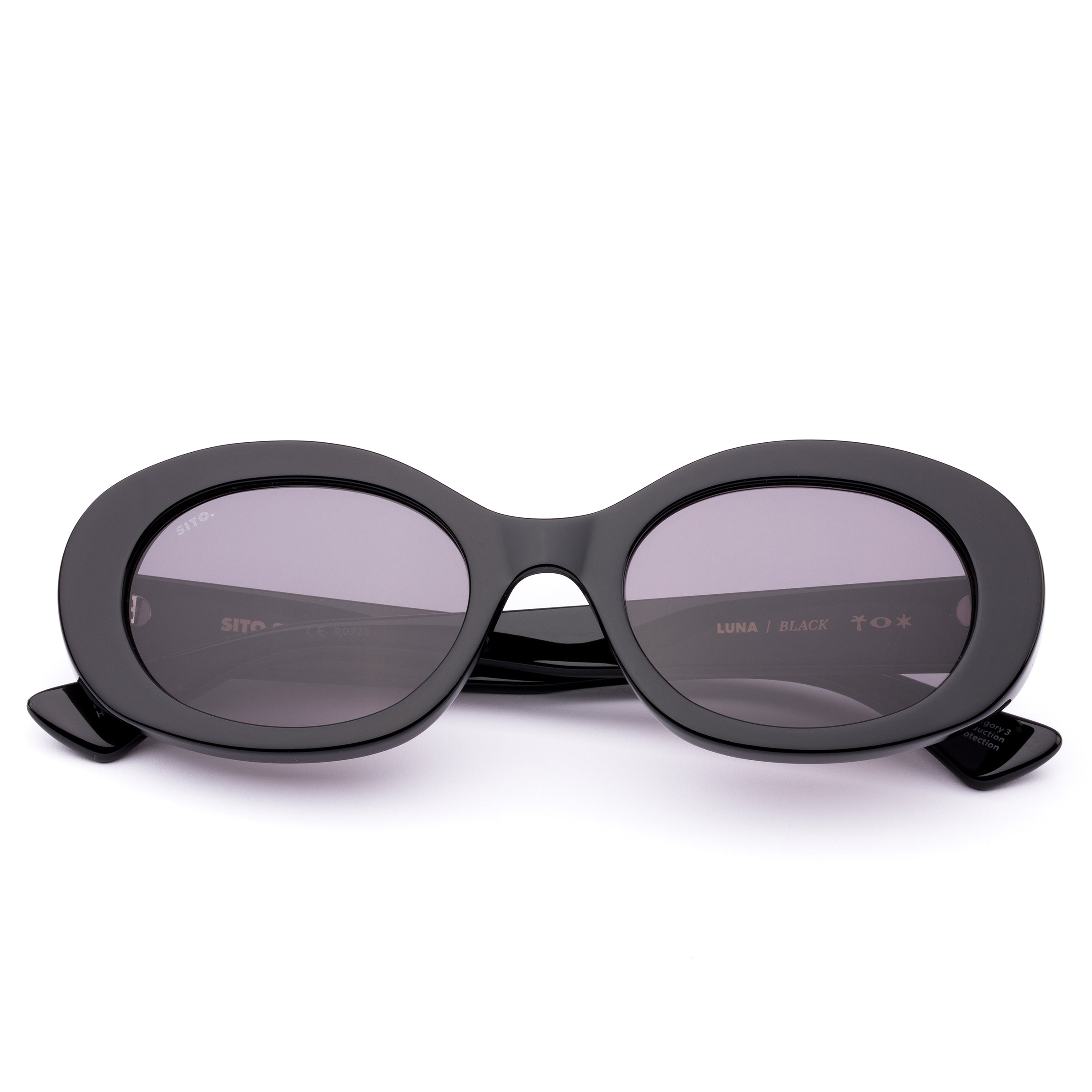 Luna : Black / Retro Womens Sunglasses - Sito Shades USA – sito