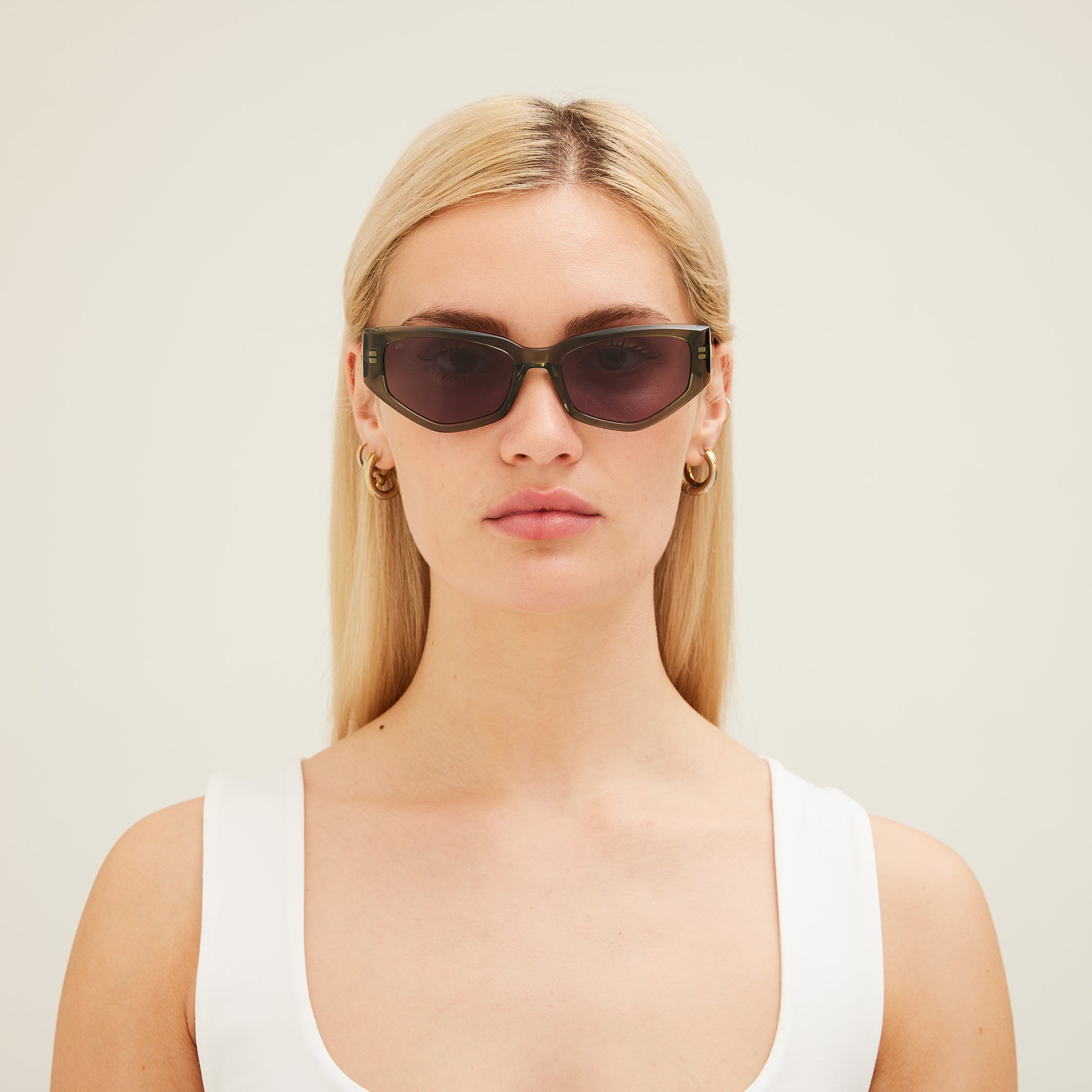 Diamond : Pine Needle / Best Selling Angular Sunglasses – sito
